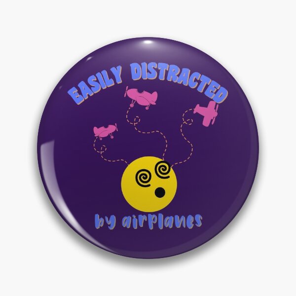 Item preview, Easily Distracted By Airplanes| best gift for airplane lovers|pilots designed and sold by aoichan3939.