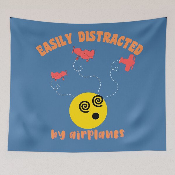 Item preview, Easily Distracted By Airplanes| best gift for airplane lovers|pilots designed and sold by aoichan3939.