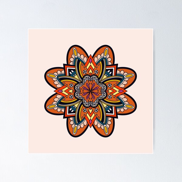 Item preview, LA MANDALA DE CANELA CALIENTE designed and sold by Warenae.