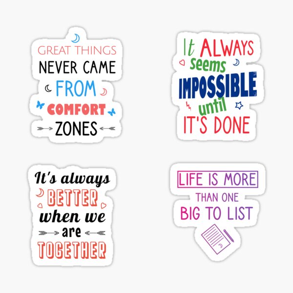 Item preview, Motivational sticker pack designed and sold by Matheus2001.