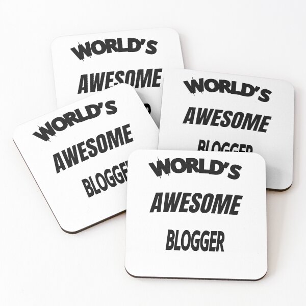 Item preview, World's Awesome Blogger designed and sold by WowAllinOne.
