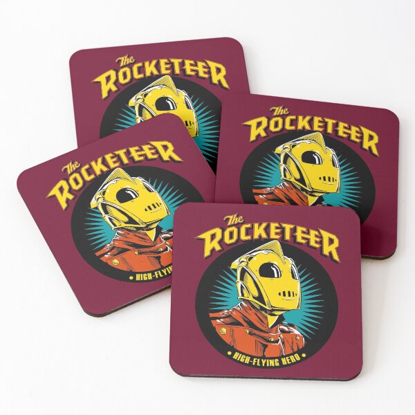 The Rocketeer High-Flying Hero 1 Coasters (Set of 4)