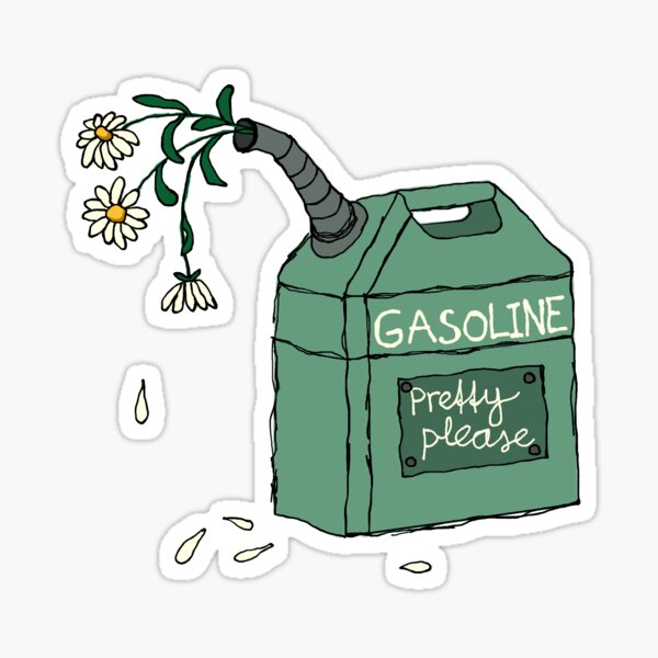 GASOLINE, pretty please - HAIM   Sticker