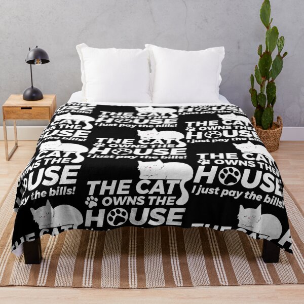 Item preview, The Cat Owns the house i just pay the bills Funny T-shirt, gift for moms, cat lovers, funny cat tee Classic T-Shirt designed and sold by PlusPlayStore.