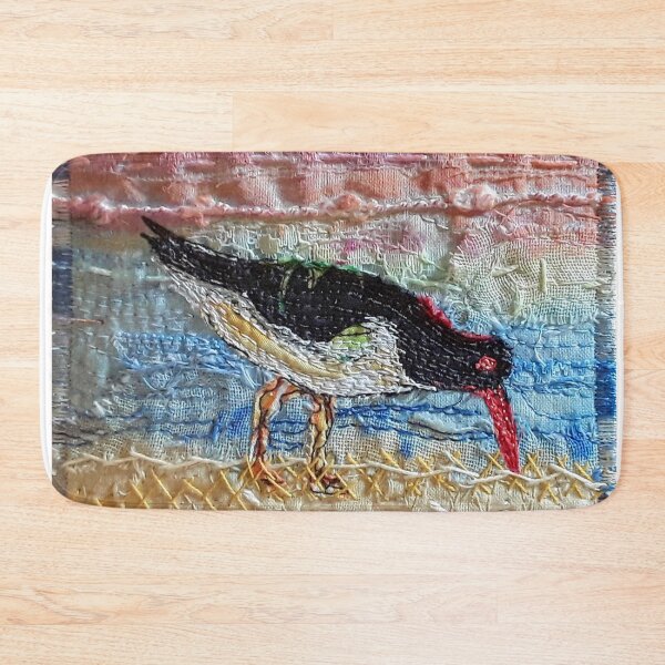 Item preview, Embroidered Oystercatcher - Stitched Nature - Designed by Stitchbasket to make you happy.  designed and sold by santimanitay.