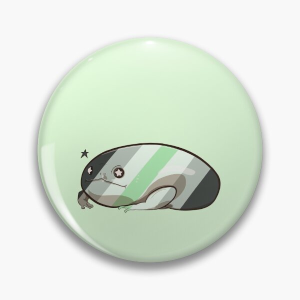 Item preview, Agender Pride Chubby Frog designed and sold by Shay King.