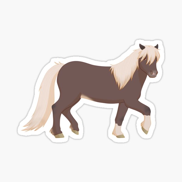 Aperçu de l'œuvre Mini poney Shetland créée et vendue par protecandrespec.