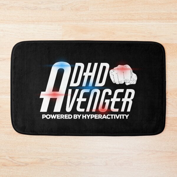 Item preview, ADHD AVENGER POWERED BY HYPERACTIVITY, Attention HyperActive Disorder Awareness designed and sold by MJDezigns.