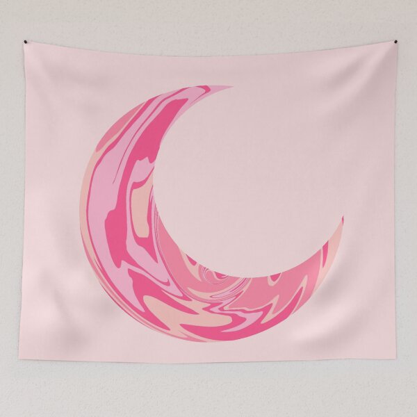 Item preview, Pink moon | crescent designed and sold by Lavannya.