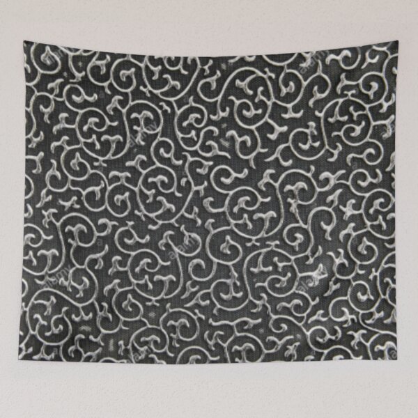 Item preview,  Fabric design with black background designed and sold by UrbanBubules.