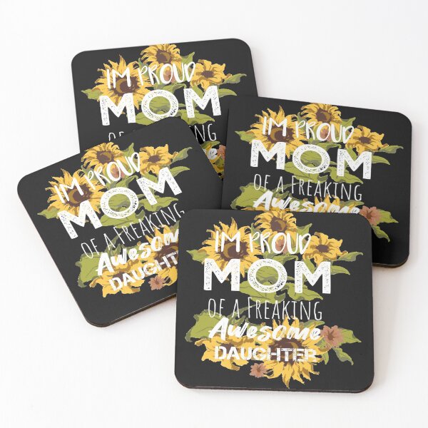 Item preview, im a proud mom of a freaking awesome  daughter |  - mommy - funny - gift - teacher -  clothing - mom  designed and sold by Bloom  Haven.