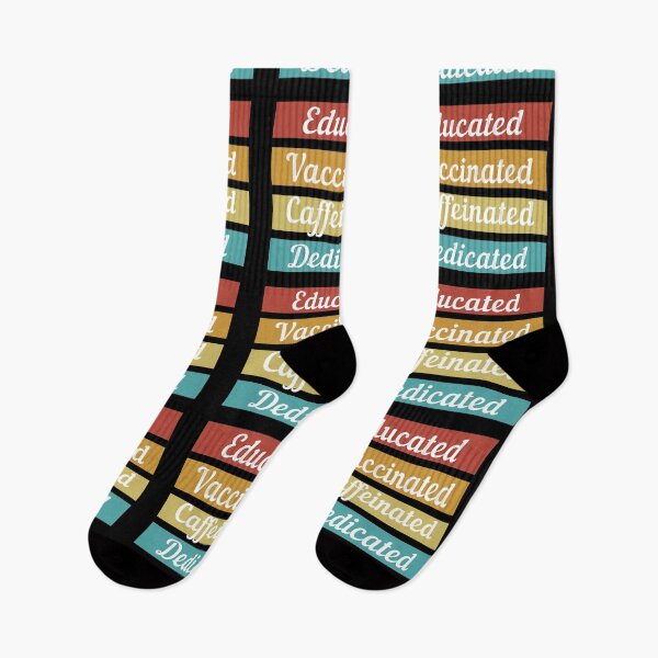 Item preview, Vaccinated And Caffeinated Funny Quote designed and sold by Color-Sparkle.