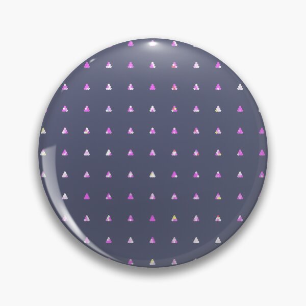 Item preview, Printed image of magenta sequins - pyramid shapes on blue grey background designed and sold by JaReVa.
