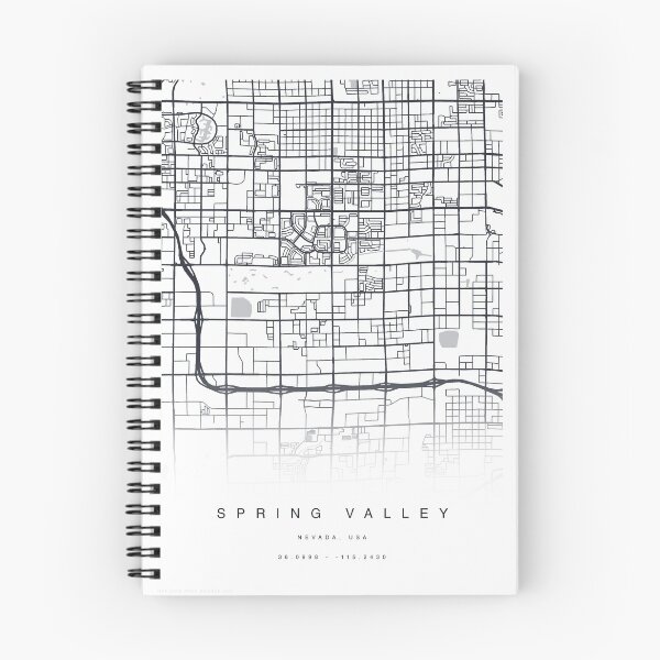 Item preview, Póster Mapa de Spring Valley, Nevada, EE. UU. designed and sold by TheZenSprout.
