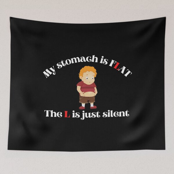 Item preview, Flat stomach funny designed and sold by ArTips.