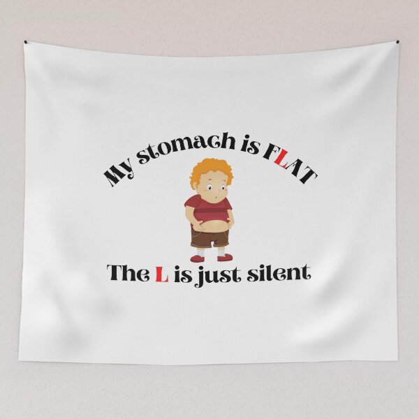 Item preview, Flat stomach funny designed and sold by ArTips.