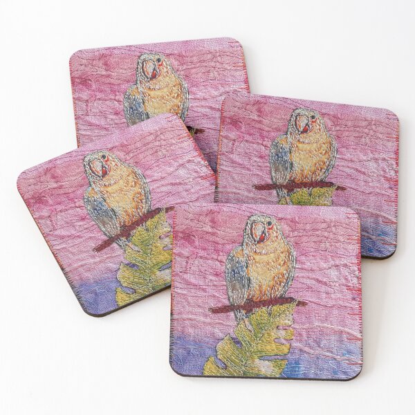 Item preview, Embroidery Parrot - Stitched Nature - Designed by Stitchbasket to make you happy. designed and sold by santimanitay.