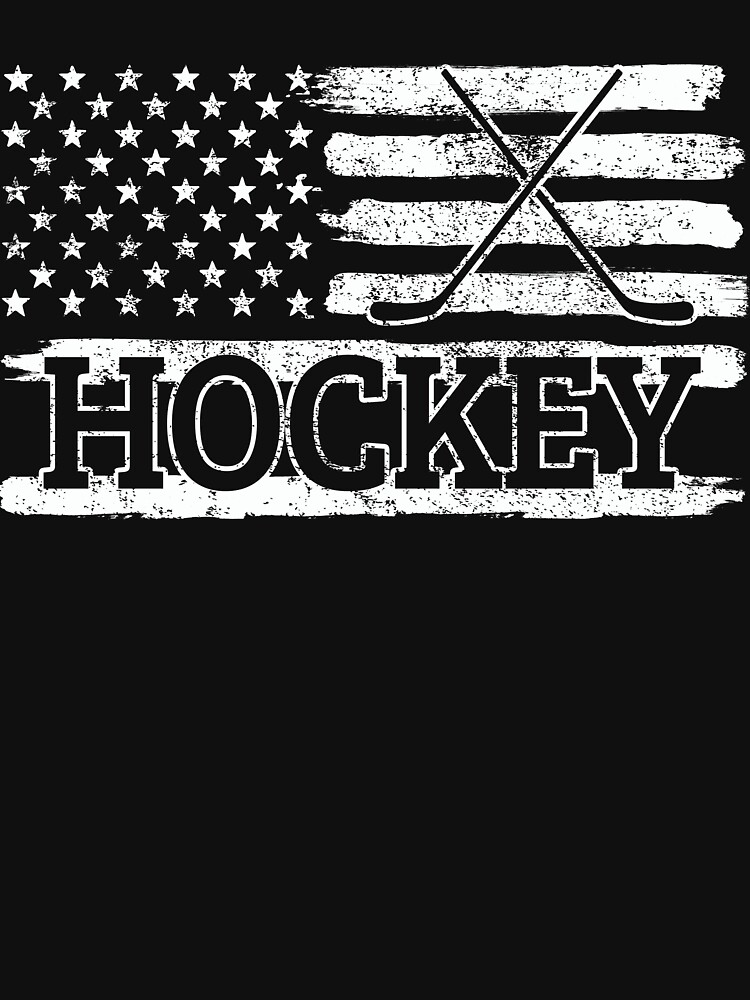 Discover Hockey USA Flag Vintage Classic T-Shirt