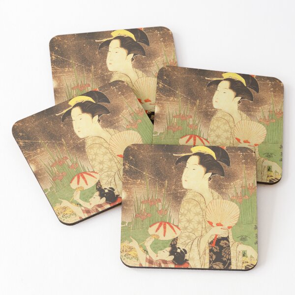 Item preview, Woman and Child Catching Fireflies designed and sold by NicoNicoNEET.