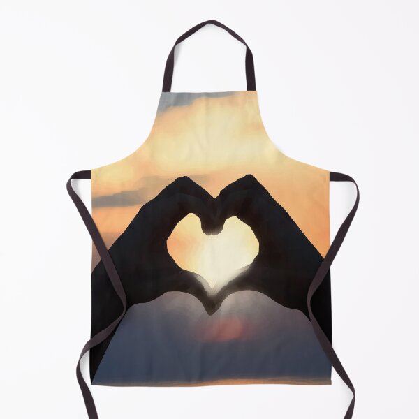 Item preview, Heart Shaped Hands Sunset Summer Love Gesture designed and sold by LashCreations.