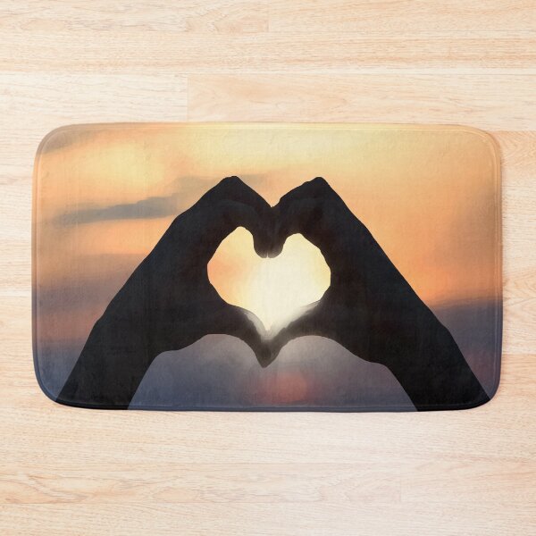 Item preview, Heart Shaped Hands Sunset Summer Love Gesture designed and sold by LashCreations.