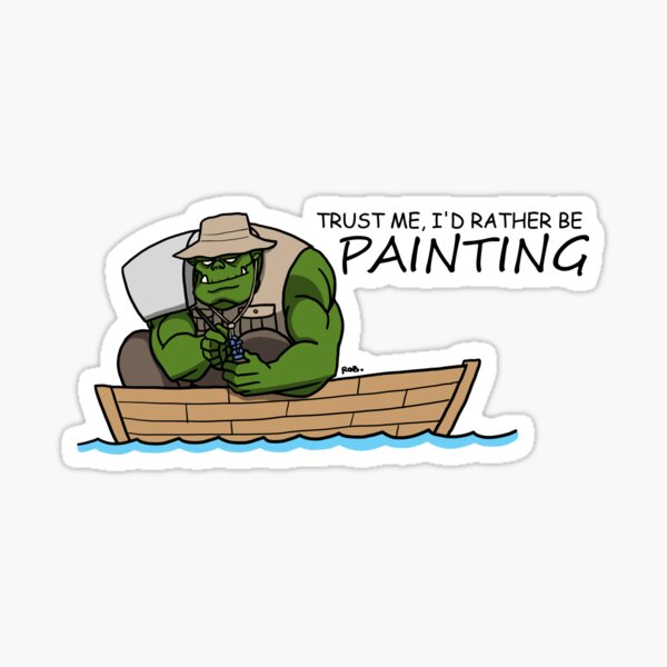I'd Rather be Painting Sticker
