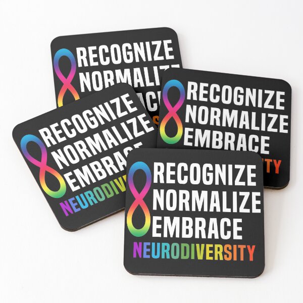 Item preview, Recognize Normalize Embrace Neurodiversity designed and sold by Color-Sparkle.