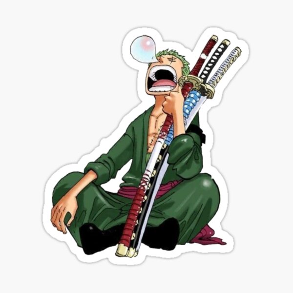 zoro , one piece Sticker