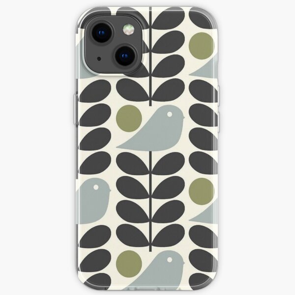 multi stem, bird design iPhone Soft Case