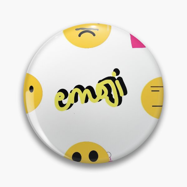 Item preview, Emoji stickers round sticker designed and sold by sjnawiti.