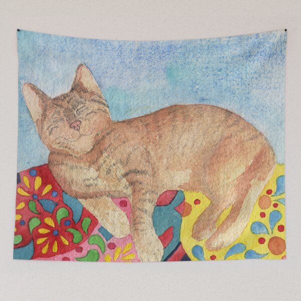 Item preview, Kitty On a Quilt designed and sold by MeadowView.