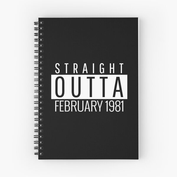 Item preview, Straight Outta February 1981  designed and sold by Teelogic.