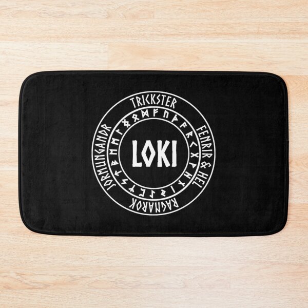 Artikelvorschau, Loki Nordischer Gott mit Runen entworfen und verkauft von Chiclothing.