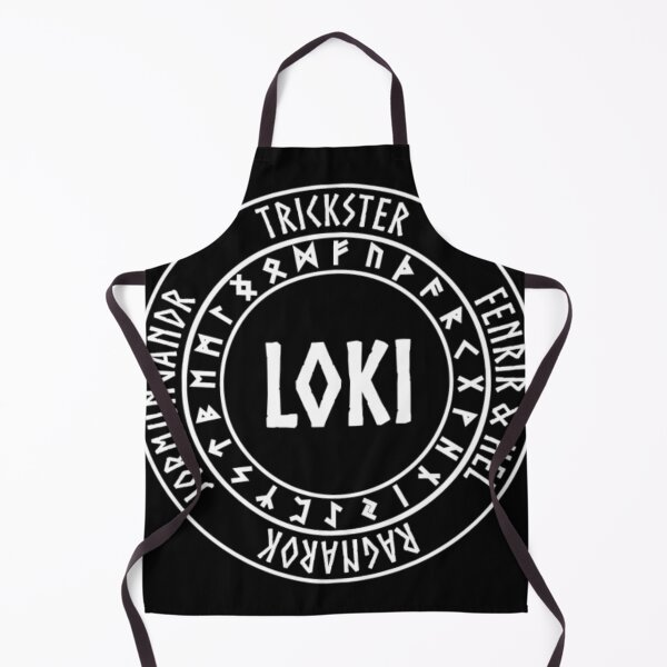 Artikelvorschau, Loki Nordischer Gott mit Runen entworfen und verkauft von Chiclothing.