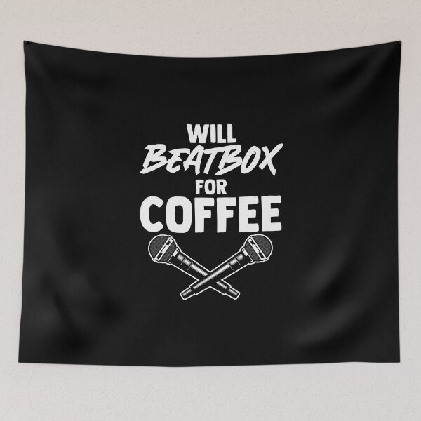 Item preview, Will Beatbox For Coffee Beatboxer Microphone Music Lover designed and sold by Nessshirts.