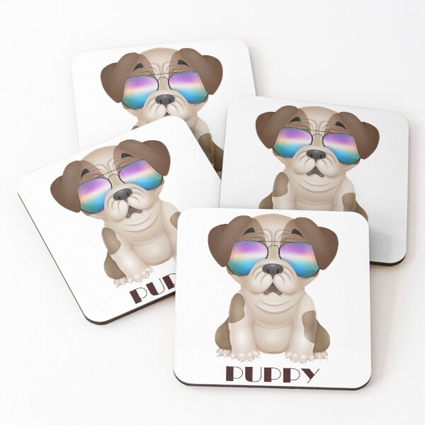 Item preview, Puppy with sunglasses designed and sold by RnCLand.