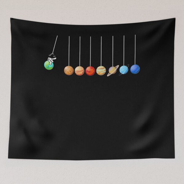 Item preview, Funny Astrophysicis Planets Newton's Cradle designed and sold by zpruby.