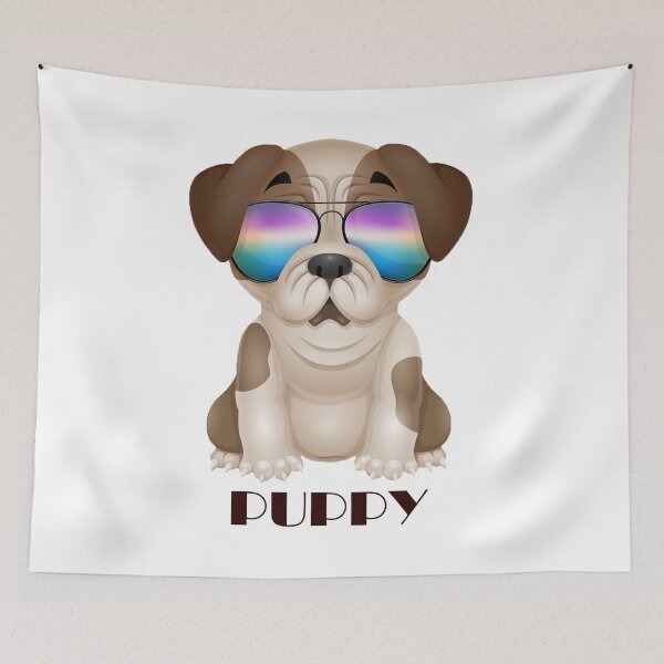 Item preview, Puppy with sunglasses designed and sold by RnCLand.