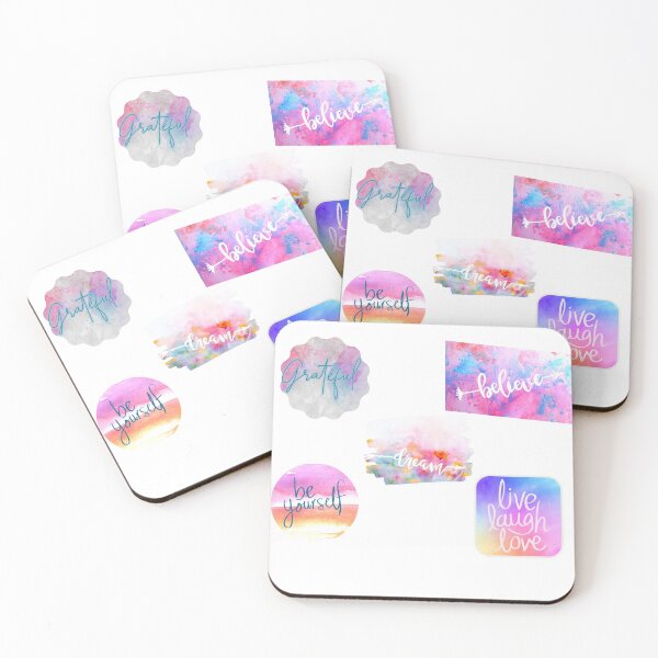 Item preview, Aesthetic positive inspirational affirmation stickers designed and sold by Awesomefamily.