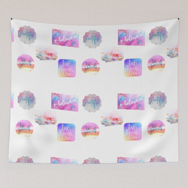 Item preview, Aesthetic positive inspirational affirmation stickers designed and sold by Awesomefamily.