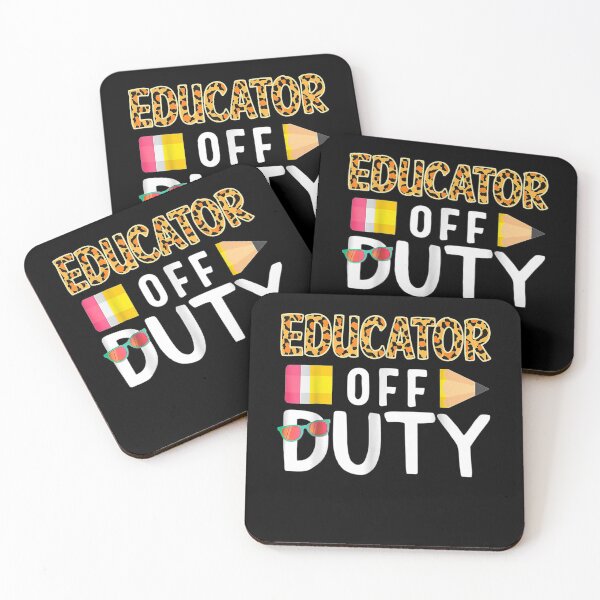 Item preview, Educator Off Duty Teacher Off Duty Last Day Of School Grad designed and sold by zpruby.