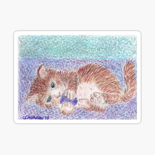 Item preview, Playful Kitten designed and sold by MeadowView.