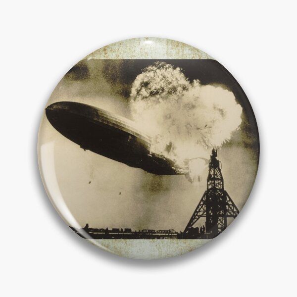 Item preview,  The Hindenburg Disaster Exploding Zeppelin Airship Accident Design designed and sold by EarthArtDesigns.