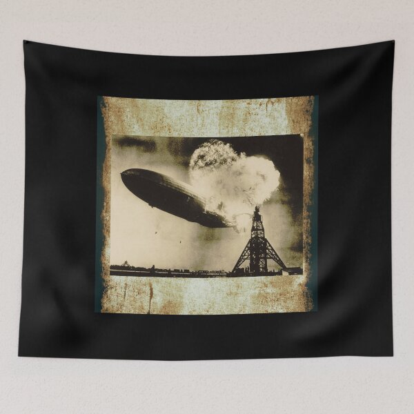 Item preview,  The Hindenburg Disaster Exploding Zeppelin Airship Accident Design designed and sold by EarthArtDesigns.