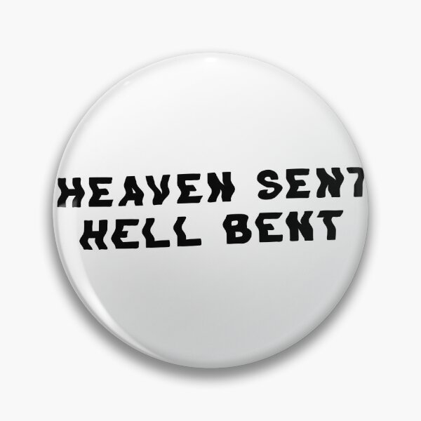 Item preview, Heaven Sent Hell Bent Black On White designed and sold by soundlesswaves.