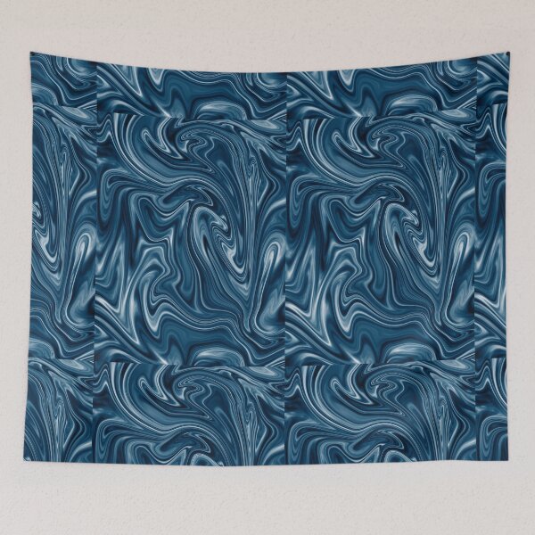 Item preview, Dark Swirl in Indigo Blue designed and sold by Swirlify Apparel.