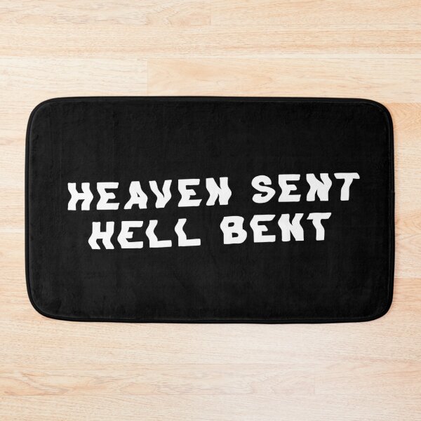 Item preview, Heaven Sent Hell Bent White On Black designed and sold by soundlesswaves.