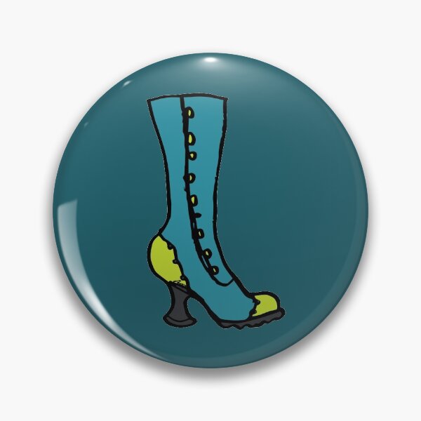 Item preview, Fluevog Babycake Boot Teal/Green designed and sold by anne m bray.