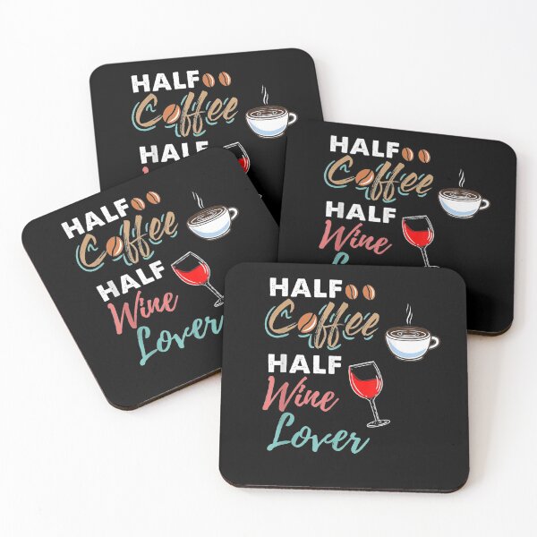 Item preview, Half Coffee Half Wine Lover designed and sold by zpruby.