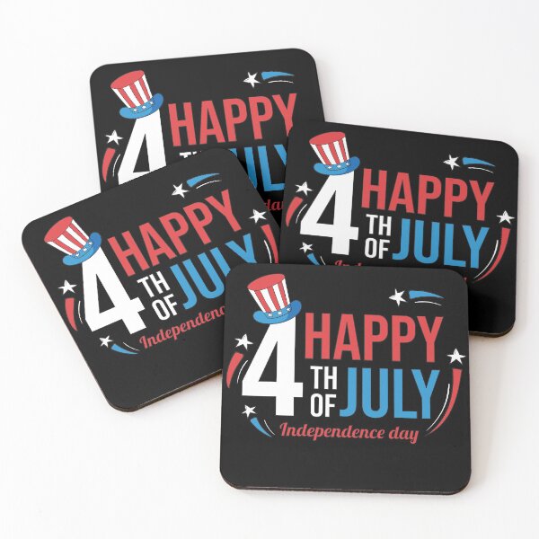 Item preview, Happy 4th of july - American independence day designed and sold by redblackline.